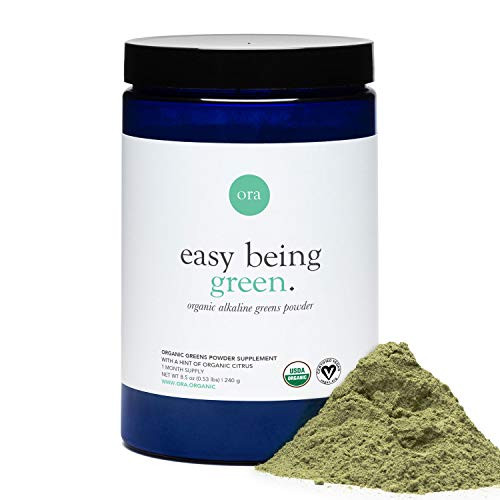 Ora Organic Greens Powder - Vegan Gluten-Free Organic Super Greens Drink for Energy and Detox - Antioxidants and Adaptogenic Herbs - 20 Plus Superfood Greens Blend - Citrus Flavor 30 Servings Ora Organic Greens Powder - Vegan Gluten-Free Organic Super Greens Drink for Energy and Detox - Antioxidants and Adaptogenic Herbs - 20 Plus Superfood Greens Blend - Citrus Flavor 30 Servings