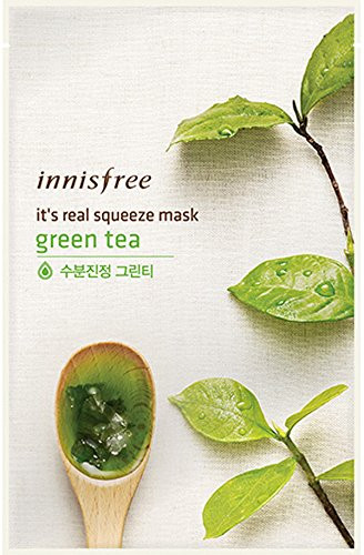 Innisfree MY Real Squeeze Mask Sheet x 10 sheets Packs -Green Tea-
