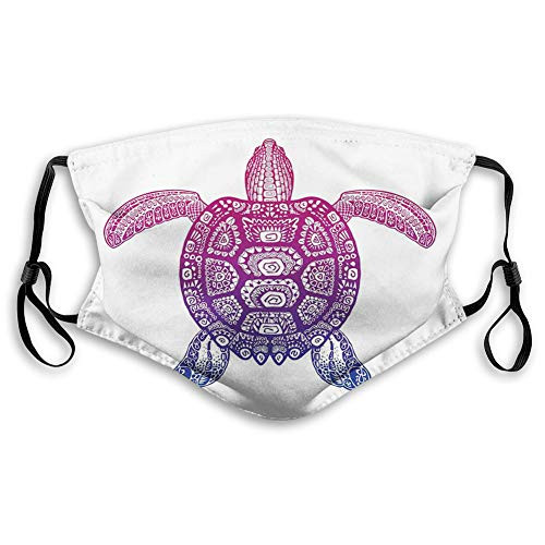 Facial decorations maskTribal Totem Animal Ethnic Motifs Vortex Circle and Triangle Shapes on The ShellComfortable and Printed for teens and child-S- AS-0004932 Facial decorations maskTribal Totem Animal Ethnic Motifs Vortex Circle and Triangle Shapes on The ShellComfortable and Printed for teens and child-S- AS-0004932