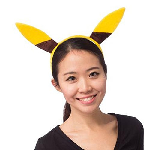HMS Phonefad Ears Headband for Pikachu and Other Pokemon Characters Yellow