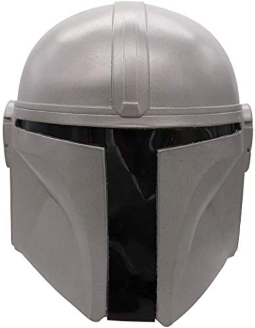 SW Mandalorian Boba Fett Helmet Replica Full Head Mask Cosplay Costume for Adult Silver