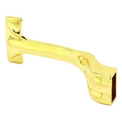 CRL Brass Offset Sliding Shower Door Towel Bar Bracket - M6079