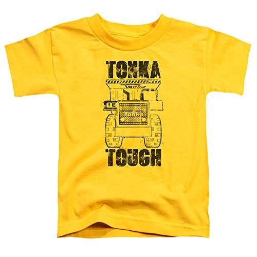 Tonka Tonka Tough Unisex Toddler T Shirt for Boys and Girls Medium Yellow