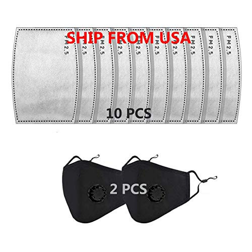 NAOKENU PM2.5 Activated Carbon Filter Insert Replaceable Anti Haze Filter Paper Sheet Protection for Facemasks