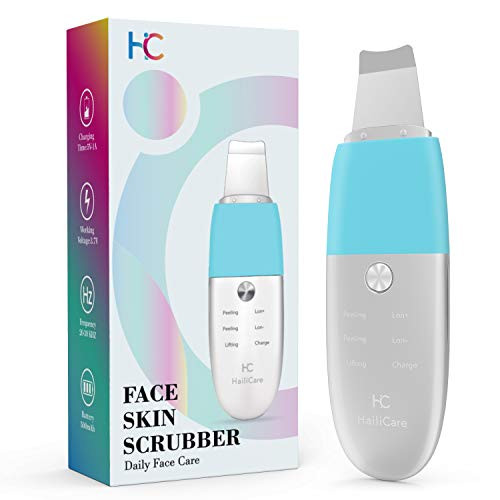 Skin Scrubber Ultrasonic Blackheads Remover Comedone Extractor Hailicare Facial Skin Spatula Pores Acne Cleanser EMS for Deep Cleansing Moisturizing Lifting Skin Scrubber Ultrasonic Blackheads Remover Comedone Extractor Hailicare Facial Skin Spatula Pores Acne Cleanser EMS for Deep Cleansing Moisturizing Lifting