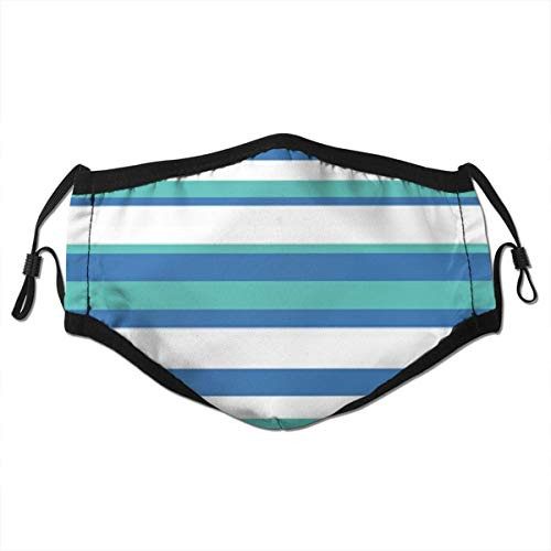 Comfortable Windproof maskAbstract Floral Mosaic Like Image Round Horizontal Circles ImagePrinted Facial decorations for adult