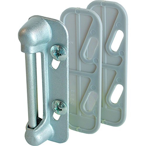 Prime-Line MP5003 Spring Type Screen Door Strike Plate, Aluminum, Pack of 1