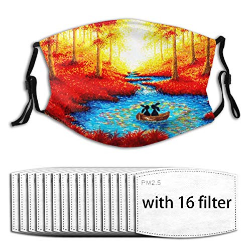 Circle Of Hope Floor Pillow Creative Funny Pm2.5 Fives-Layer Non-Woven Fabric Meltblown Fabric16 Replaceable Filter Elements