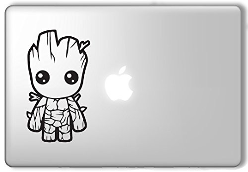 Cute Groot Guardians of the Galaxy Marvel Superheroes - Apple Macbook Laptop Vinyl Sticker Decal