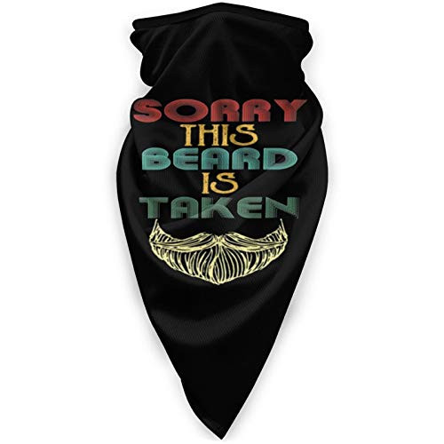 YANGTT Sorry This Beard is Taken Windproof Sports Face Mask Scarf Bandana Balaclava Face Towel
