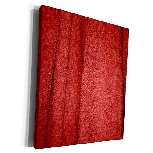 3dRose Florene - Designer Textures III - Print of Scarlet Red Towel Close Up - Museum Grade Canvas Wrap -cw_211433_1-