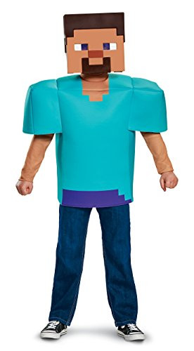 Steve Classic Minecraft Costume Multicolor Small -4-6-