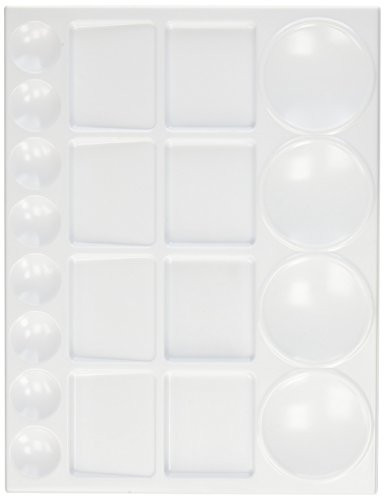Jack Richeson Acrylic/Watercolor Palette, 9-3/4 x 13 Inches, White