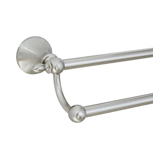 MODONA 24 Double Towel Bar  Satin Nickel  Antica Series