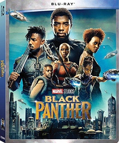 BLACK PANTHER BLU-RAY MARVEL STUDIOS WITH DISNEY MOVIE REWARDS -NO DIGITAL- 2018