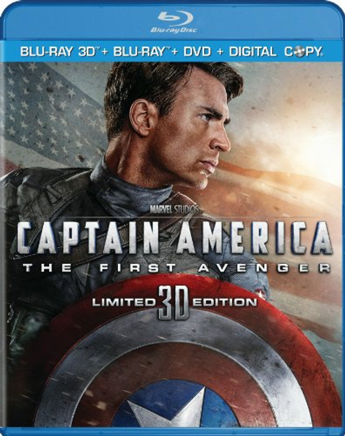 Captain America The First Avenger -Three-Disc Combo Blu-ray 3D / Blu-ray / DVD / Digital Copy- Captain America The First Avenger -Three-Disc Combo Blu-ray 3D / Blu-ray / DVD / Digital Copy-