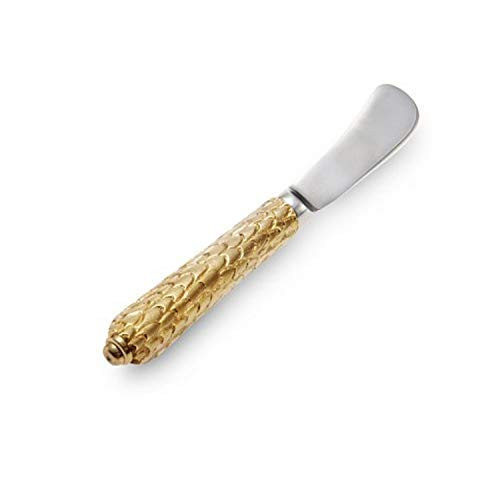 Julia Knight one Florentine Spreader Knife Gold Yellow