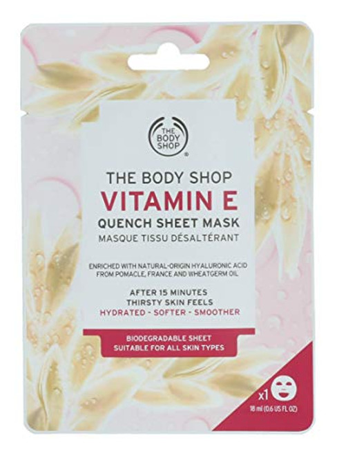 The Body Shop Vitamin E Quench Sheet Face Mask, 0.6 Fl Oz The Body Shop Vitamin E Quench Sheet Face Mask, 0.6 Fl Oz