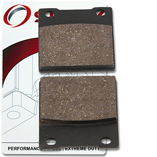 Sixity Rear Organic Brake Pads 2004-2005 for Kawasaki ZX1200 Ninja ZX-12R Set Full Kit B3 B4 Complete