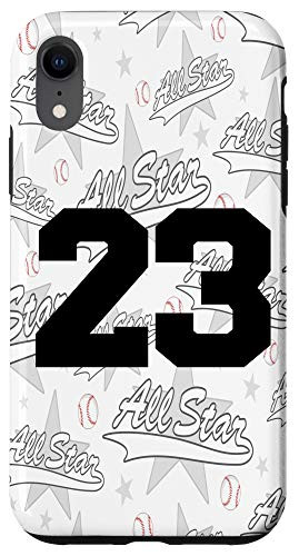 iPhone XR Baseball Case Number 23 Twenty Three Gift Case