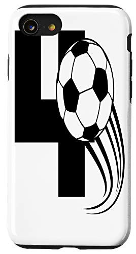iPhone SE (2020) / 7 / 8 Soccer Number 4 Case