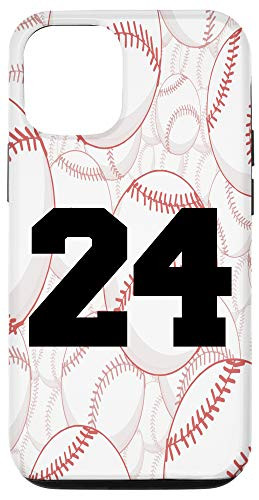iPhone 12/12 Pro Baseball Case Number 24 Twenty Four Case