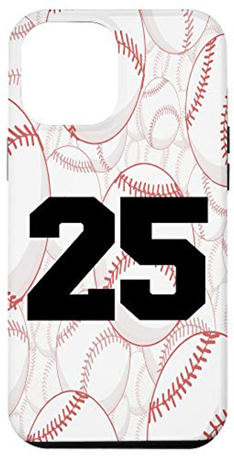 iPhone 12 Pro Max Baseball Case Number 25 Twenty Five Case
