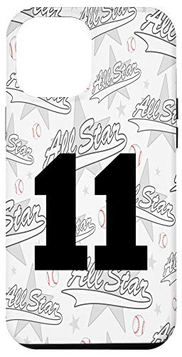 iPhone 12 Pro Max Baseball Case Number 11 Eleven Gift Case