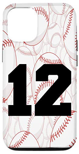 iPhone 12/12 Pro Baseball Case Number 12 Twelve Case