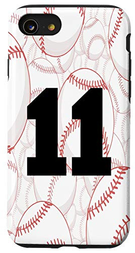 iPhone SE (2020) / 7 / 8 Baseball Case Number 11 Eleven Case
