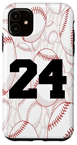 iPhone 11 Baseball Case Number 24 Twenty Four Case