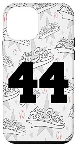 iPhone 12 mini Baseball Case Number 44 Forty Four Gift Case