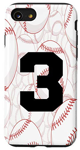 iPhone SE (2020) / 7 / 8 Baseball Case Number 3 Three Case
