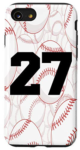 iPhone SE (2020) / 7 / 8 Baseball Case Number 27 Twenty Seven Case