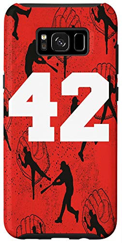 Galaxy S8Plus Baseball Case White Number 42 Forty Two Case