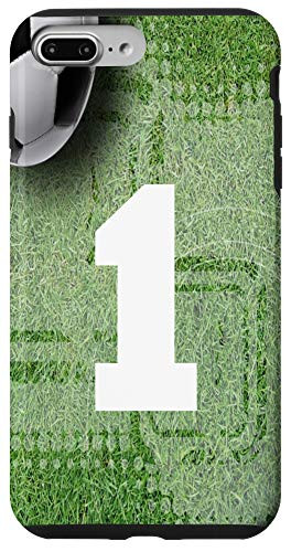 iPhone 7 Plus/8 Plus Soccer Case White Number 1 One Case