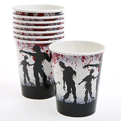 Fun Express Zombie Party Paper Cups (8 Count)