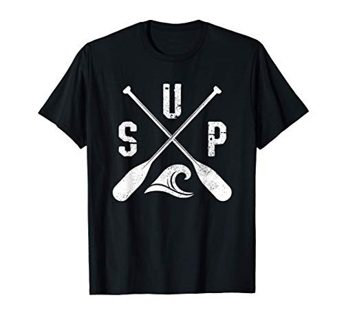 Stand Up Paddle Board T-Shirt SUP Paddling Surf Shirt Gift T-Shirt