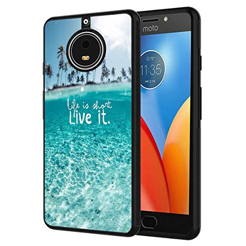 Moto G5 Plus Case,Life is Short Live it Sea Beach Anti-Scratch Shock Proof Black TPU and PC Protection Case Cover for Motorola Moto G5 Plus Moto G5 Plus Case,Life is Short Live it Sea Beach Anti-Scratch Shock Proof Black TPU and PC Protection Case Cover for Motorola Moto G5 Plus
