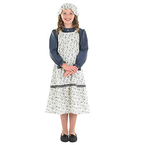Kids Victorian School Girl Costume Childrens Historical Victorians Outfit - X-Large Kids Victorian School Girl Costume Childrens Historical Victorians Outfit - X-Large