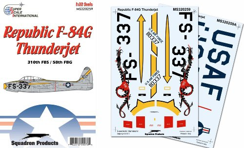 Superscale USA Republic F-84G Decals