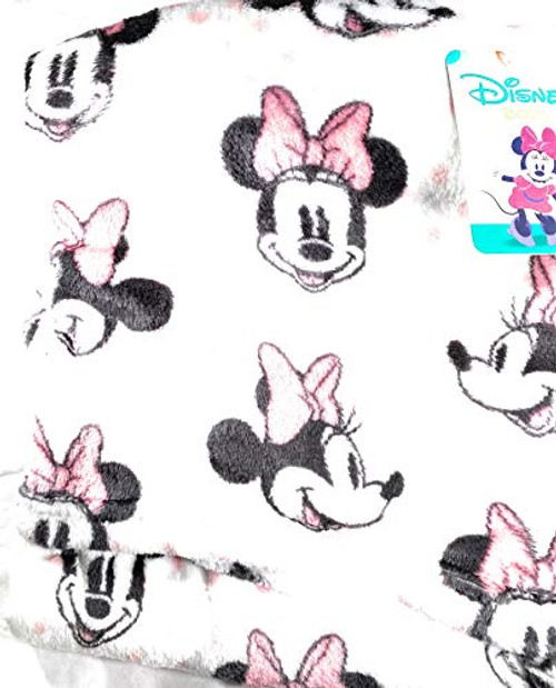 Baby Girl Minnie Mouse Receiving Blanket Bundled with Mickey Mouse Orthodontic Pacifiers and Holder Set White Baby Girl Minnie Mouse Receiving Blanket Bundled with Mickey Mouse Orthodontic Pacifiers and Holder Set White