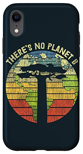iPhone XR Vintage There's No Planet B Funny Climate Change Earth Day Case