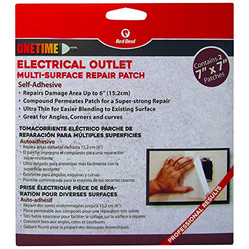 Red Devil 1227 Onetime Multi Surface Repair Patch - 2 Pack of 7 inch x 7 inch patches