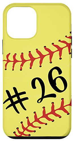 iPhone 12 mini Softball Player  26 Jersey Back No 26 Number Sport Gift Case