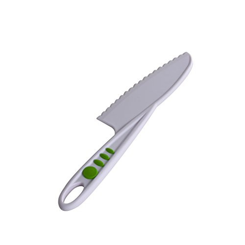 Curious Chef TCC50027 Medium Nylon Plastic Knife White & Green
