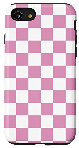 iPhone SE (2020) / 7 / 8 Love Pink Checkers - Checkered Pink Checkerboard Case