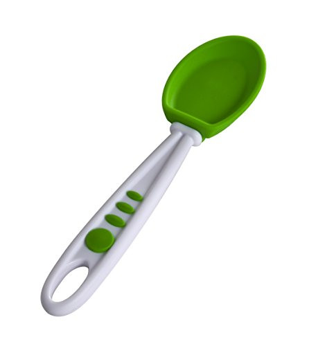Curious Chef TCC50006 Large Silicone Mixing Spoon Green/White