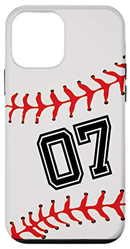 iPhone 12 mini Baseball Player  07 Back No 07 Baseball Jersey Number Gift Case