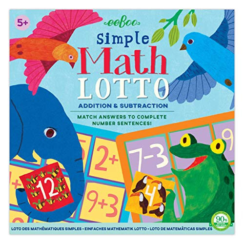 eeBoo's Simple Math Bingo Game eeBoo's Simple Math Bingo Game